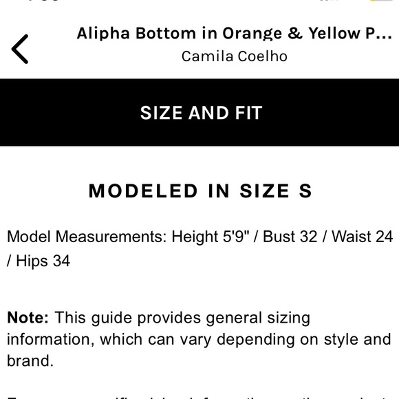 CAMILA COELHO ❤️‍🔥 ALIPHA PALM BOTTOMS NWT SIZE MEDIUM - Picture 7 of 14